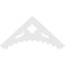 Ekena Millwork Pitch Wellington Architectural Grade PVC Gable Pediment, 48"W x 22"H x 1"P (11/12) GPP048X022X100WEL - alternate 5